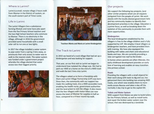 Timor Leste Brochure back small